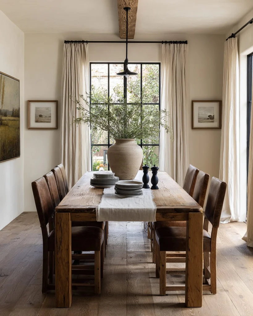 7. Terracotta Vase As A Centerpiece Anchor